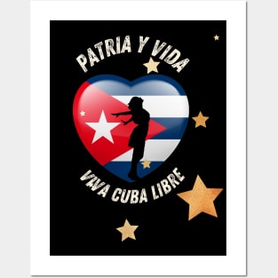 Patria Y Vida - Viva Cuba Libre Posters and Art